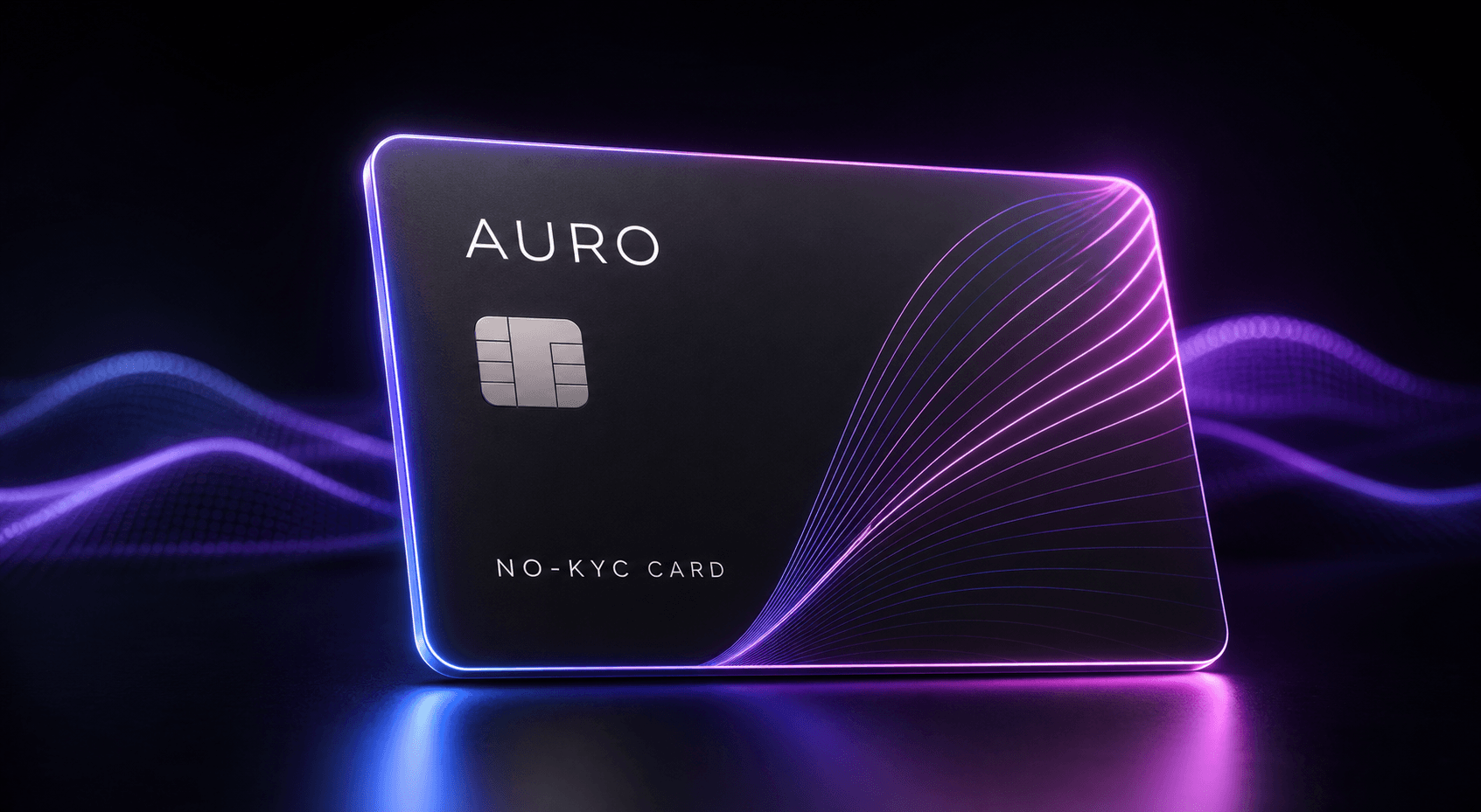 Auro no-KYC credit card product visual
